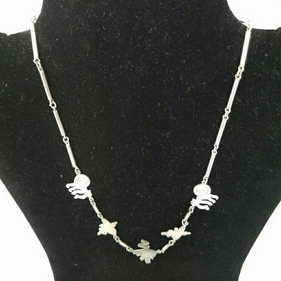 NECKLACE PERUVIAN SILVER 925 - Picture 1 of 4